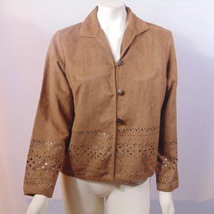 Napa Valley Petites Jacket Brown PM